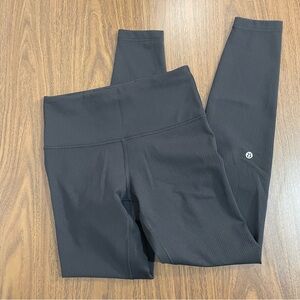 Lululemon Wunder Train High-Rise Ribbed Tight 27” Size 6